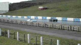 TVR Cerbera vs TVR Chimaera 14 mile drag racing [upl. by Noryv915]