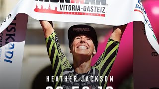 IRONMAN VITORIA GASTEIZ 2019 WINNER BY HEATHER JACKSON [upl. by Nosduh]