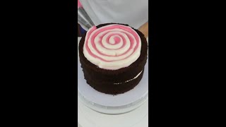 Super easy cotton candy cake recipe cake baking cottoncandy [upl. by Allayne]