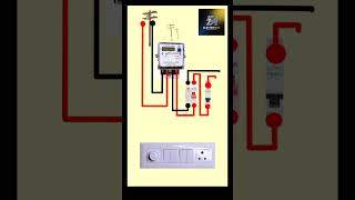 Home electric😲⚡😲wiring electric wiring shortsshortsviral shortvideos shortfeed shortselectric [upl. by Noswad]