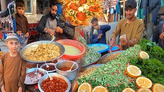 Famous and traditional street food of Afghanistan  Iftar food in Jalalabad  Ramadan street food [upl. by Balkin785]