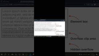 👆Click to view Full video  Overflow property in CSS [upl. by Adnamahs]