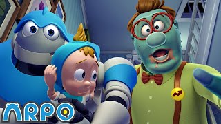 ARPO the Robot  Run for Your Life  Funny Cartoons for Kids  Arpo and Daniel Full Episodes [upl. by Eloise]