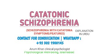 Catatonic Schizophrenia in Urdu  Psychology [upl. by Aima]