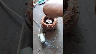 MOTOR WINDING CONNECTION checking fanrepair automobile electrical electricmotor machine [upl. by Horowitz205]