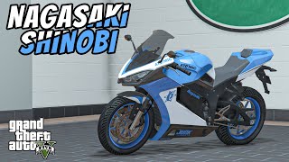 MOTOR BARU NAGASAKI SHINOBI KEREN BANGET GTA V ONLINE INDONESIA [upl. by Irahs]