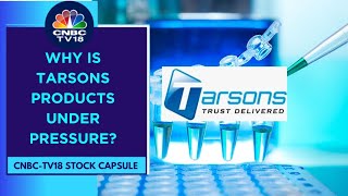 Tarsons Products Trades Close To Its 52Week Low amp Is Down 37 From 52Week High Of ₹848  CNBC TV18 [upl. by Aymahs]