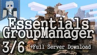 Essentials Groupmanager  Bukkit Server Plugin  36  German  HD [upl. by Killen714]