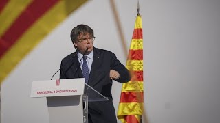 Katalonien Separatistenführer Puigdemont wieder außer Landes [upl. by Iow]