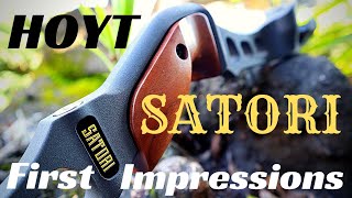 HOYT SATORI ILF RECURVE HUNTING BOW First Impressions [upl. by Branch]