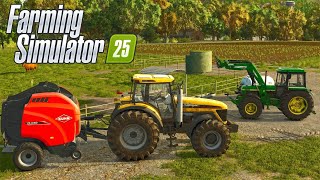 I Start A Hay Operation  Farming Simulator 25  Riverbend Spring Lets Play EP 2 [upl. by Rutledge]