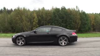 Uncut BMW M6 V10 ECU and exhaust vs Nissan GTR 550 HP stock [upl. by Stine]