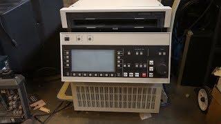 Ampex VPR 200 D2 composite digital broadcast vcr part 2 [upl. by Ellasal208]