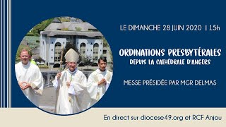 Ordinations de Jean Dinh et Bruno Raffara en la cathédrale dAngers [upl. by Pegg]