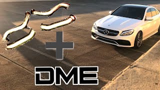 Stage 2 AMG C63s  Downpipes  DME Tune  Full Review [upl. by Eninaj]