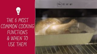 The 6 most common cooking functions amp when to use them [upl. by Moshell]