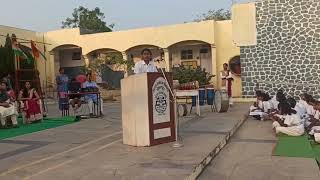 Sangram Bansode  Republic Day Speech  Marathi  Jawahar Navodaya Vidyalaya Solapur [upl. by Arrait]