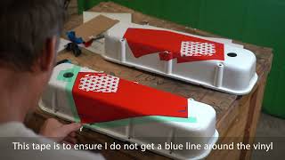 Two Tone Powder Coating How To [upl. by Aihsetal]