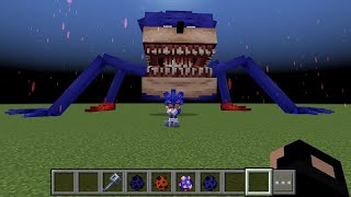 Sonic EXE and Shin Sonic Tapes MOD in Minecraft PE [upl. by Vachill]