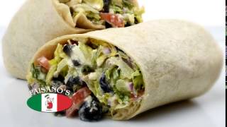 Paisanos Pizza  Mediterranean Wrap [upl. by Bleier]