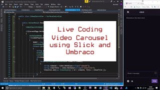 Live Coding  Video Carousel using Slick Slider and Umbraco [upl. by Notlef686]