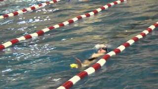 Exercices de natation  La position en dos [upl. by Crescentia]