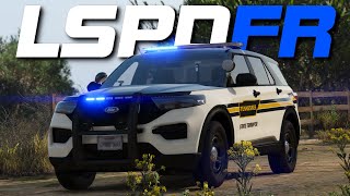 Intense Felony Stop Shots Fired As Tennessee State Trooper  GTA 5 LSPDFR [upl. by Limbert397]