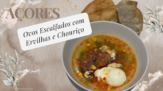 Ovos Escalfados com Ervilhas e Chouriço [upl. by Jola828]