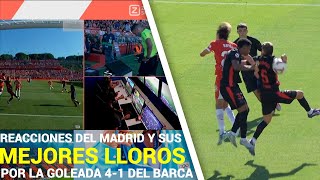 REACCION a LLOROS de MADRIDISTAS por la GOLEADA 41 del Barça contra el Girona  Lloran por penales [upl. by Gresham]