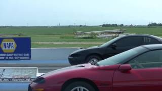 Grand Prix GTP vs Z28 LT1 Camaro [upl. by Zachariah]