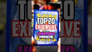 Most Expensive Unified Minds Pokémon Cards [upl. by Aleirbag]