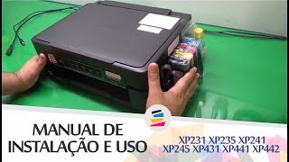 Tutorial  Instalação e Uso Epson XP231 XP235 XP241 XP245 XP431 XP441 XP442 e Similares  SULINK [upl. by Leber]