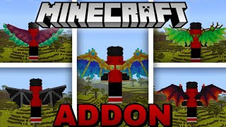 🔥Aero Wings  Novo Addon de Asas para o Minecraft Bedrock 120🔥 [upl. by Damaris]