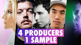 4 PRODUCERS FLIP THE SAME SAMPLE Jamie Lidell Flux Pavilion Laura Escudé Recue [upl. by Nrubloc]