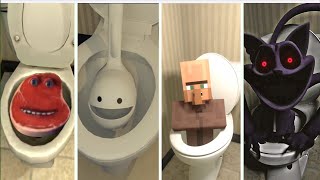 Skibidi Toilet Mega Battle Multiverse 37 e ei Im on vacation vs Otamatone vs Catnap vs Minecraft [upl. by Maida]