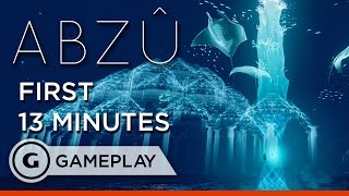 ABZÛ  The First 13 Minutes of Gameplay [upl. by Ittak]