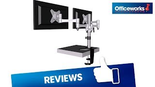 Brateck Dual Monitor Stand with Arm Extender [upl. by Rafaelita]