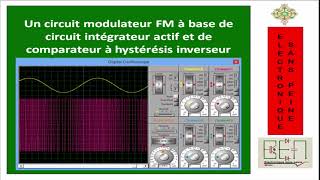 A63 Un modulateur FM à base de circuit intégrateur actif et de comparateur à hystérésis inverseur [upl. by Baptista]