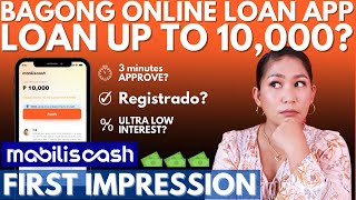 Online Loan App Mabilis Cash First Impression  Borrow Up to 10000 [upl. by Barthol]