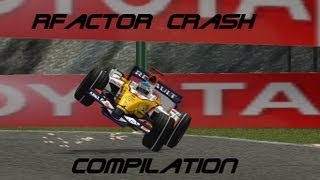 Crash Rfactor THE Ultimate Compilation [upl. by Nirual]