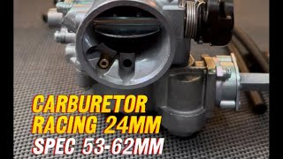 CARBURETOR RACING WAVE 24MM  SPEC 5362MM [upl. by Stav]