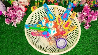 snacks collection  kinder Joy snacks  hedaoosnackunpack asmrunboxing viralvideo2024 [upl. by Aroved]