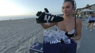 KORN UNBOXING Sneakers 👟 at the beach on Halloween new drop collab x ADIDAS testimonials 3D VR180 [upl. by Stesha774]