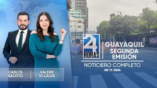 Noticiero de Guayaquil Segunda Emisión 08112024 [upl. by Brok]