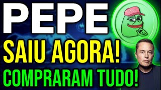 🚨URGENTE  PEPE COIN AGORA [upl. by Gayel379]