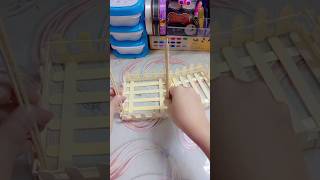 Beautiful ice cream sticks organizer diy shortvideo reels craft craftbox productinsert shorts [upl. by Alilad281]