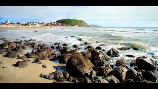 Conheça a Praia da Cal  TorresRS em 4K [upl. by Namia]