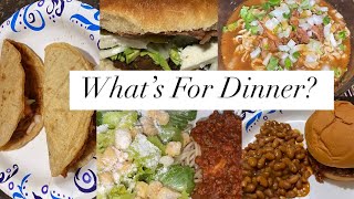 WHATS FOR DINNER  5 DINNER IDEAS  HOMEMADE DINNERS  Crystal Evans [upl. by Adair]