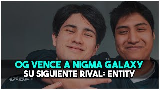 DOTA 2 OG VENCE A NIGMA en su CAMINO a THE INTERNATIONAL 13 AHORA TOCA ENTITY  Pancho Justo [upl. by Kwang]