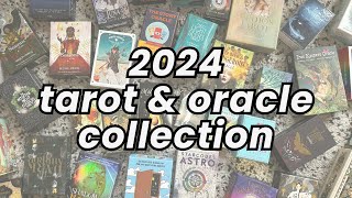 My 2024 Tarot amp Oracle Deck Collection ☀️ [upl. by Yahsed]